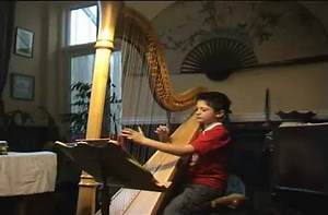 12-year-old harp player.