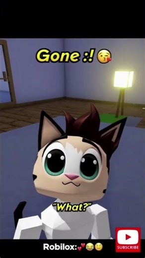 Baby cat Roblox Happy #music #roblox #dance