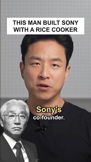 This Man Built Sony With a Rice Cooker #shorts