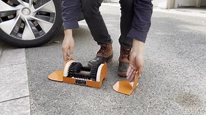 Watch Boot Scrubber Brush - No Mounting Require Boot Scraper on Amazon Live