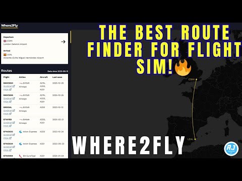 The BEST Route Finder for Flight Sim!🔥