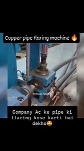 Copper pipe flaring machine amazing 🤩 . Channel link profile ke Bio me hai ✅ . . #flaring #acflaringtool #tools #machine #airconditioning #acflexiblepipe #acrepair #amazing #homeappliances #copperpipe #technician #actechnician #electronic #explorar #trending #viralvideo #indian #technology #technicaltanveerji | Tanveer Ahmad