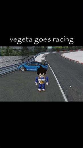 vegeta goes racing #roblox