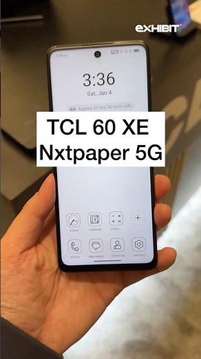 Say hello to the #TCL 60 XE Nxtpaper 5G – the smartphone that cares for your eyes.