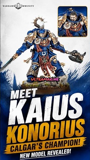 Meet Kaius Konorius – Calgar's New Champion! #ultramarines #11thedition #warhammer40k