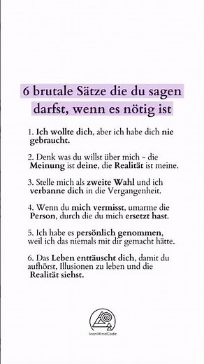 6 brutale Sätze, die toxische Menschen SOFORT stoppen! 🛑⚔️ #psychologie #mindset #toxischemenschen