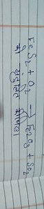 FeS2 O2​→Fe2​O3​ SO2​को संतुलित कीजिए।... | Filo