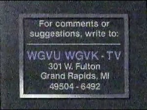 WGVU-WGVK 35 & 52 Sign-Off 1993
