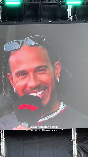 Lewis Hamilton’s smile in Monza >>> 🫶🏼 #lewishamilton #monzagp #italiangp #f1fyp #formula1 #lewishamiltonedit