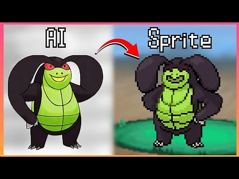 I Made AI Generated Pokemon Into Animated Sprites