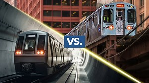The pros and cons of elevated and underground metros