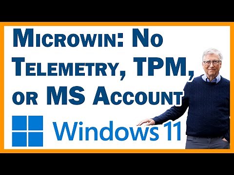 Windows 11 with no telemetry, no TPM, no bloat, no Microsoft account - Microwin the Windows we want
