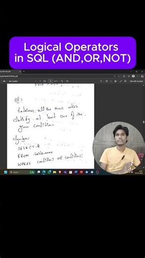 Logical Operators in SQL
