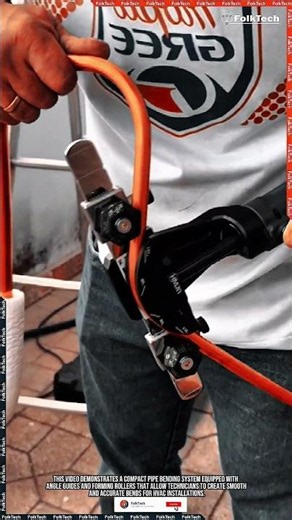 Copper Bending Tool: Adjustable Refrigeration Pipe Forming Device #tool #tools #innovation