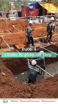 Quy Trình Thi Công Móng Đơn | Kinh Nghiệm Thi Công Xây Dựng
