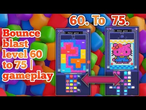 Bounce blast level 60 to 75 | all parts gameplay walkthrough solution