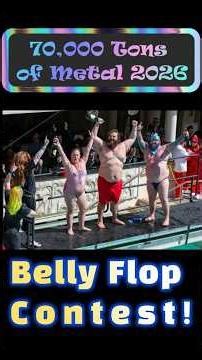 Wait for the LAST Belly Flop… 🤯💦 | 70,000 Tons of Metal Cruise