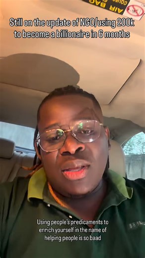 My last video can be best described as “satire” Note:Stop patronizing fraudstazzz in the name of helping people,if you wanna help anybody go to NGO that is transparent and you can see the inflows and expenditures and even ask questions to make sure your contributions are accounted for. If you wanna send any money to anybody pls send directly to their accounts if not then you are encouraging Frauud. If you Dey do NGO pls try and have a job and also a business cos NGO no be work,it’s suppose be ch