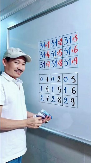 31 times table, kids 😜#maths