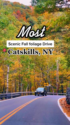 Best Fall Foliage Drive in Catskills Mountains, New York