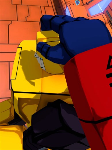 Transformers Autobot Animation: Optimus Prime & Bumblebee