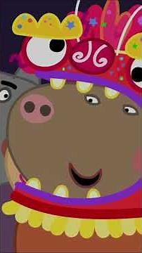Peppa Celebrates Chinese New Year! 🐲 🐍 #PeppaPig #Shorts