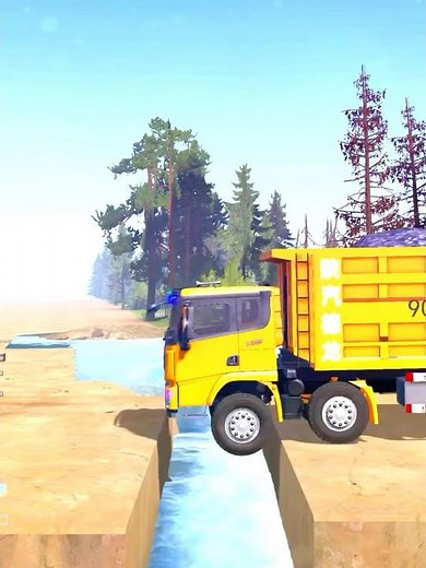 Spintires: MudRunner -SHACMAN DELONG X3000 Towing a Truck on a Snowy Road Ep339