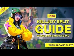 Best Killjoy Setups and Lineups on Split | With in game Plays #valorant #killjoy #kj