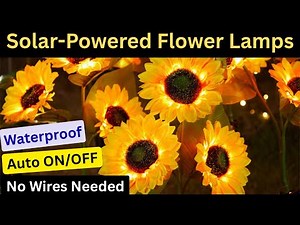 These Solar Flower Lights Are Changing Garden Decor in 2025 #gardenflowers