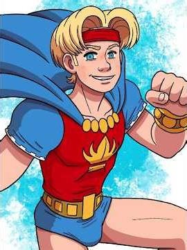 Drawing Blue Marvel/Marvel Boy | Quasar | Marvel Comics | Procreate