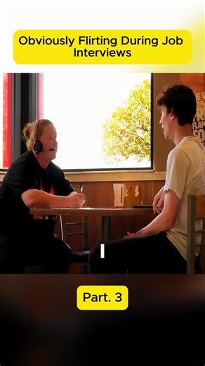 Obviously Flirting During Job Interviews 3 #fyp #foryou #prank #troll #foryoupage