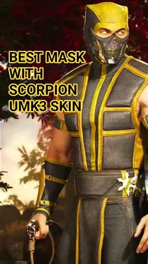 SCORPION - BEST MASK WITH UMK3 SKIN!