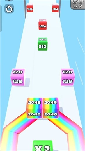 Jelly Run 2048 Level 6 - First Try Win! 🥇