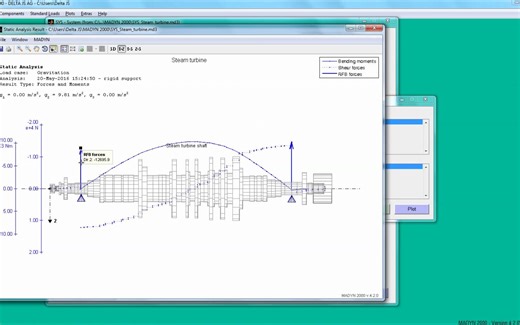 MADYN 2000 转子弯曲振动分析基本介绍