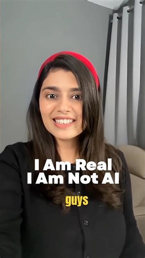 I am real, I am not AI 🤖 #shortsfeed