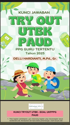 Kunci Jawaban Try Out PPG PAUD 2025