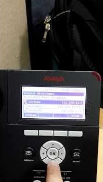 Configuración IP teléfono AVAYA 9620