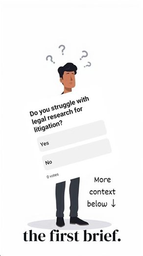 Legal research in litigation is a real gap for many young lawyers.