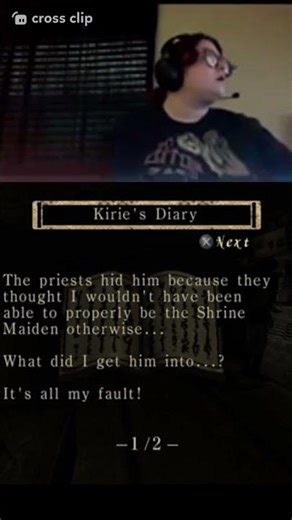 Small scare! #funnyclips #funnystreammoments #fatalframe