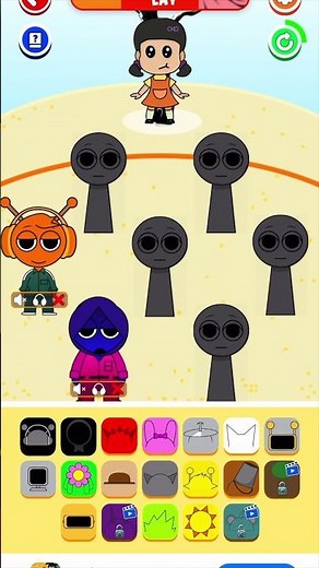 Sprunki x Squid Game - Red Light, Green Light Remix! 🔴🟢