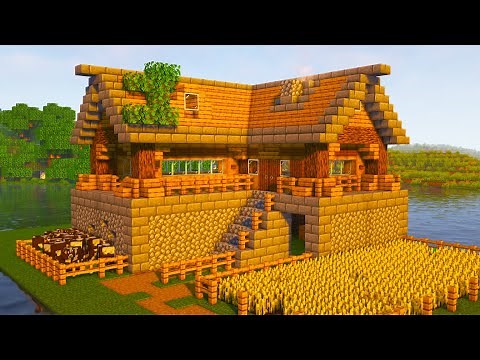 Minecraft - How to build a Starter Farm House