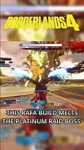 THIS RAFA BUILD MELTS THE PLATINUM RAID BOSS 😈⚔️ | Borderlands 4 UVH7 #borderlands4 #shorts