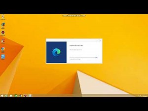 how to install Microsoft edge in window 8.1