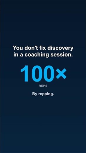 Your sales reps are practicing on real customers. Stop it. #Shorts