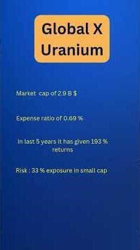 Top U.S. Uranium ETFs to Watch in 2026 ⚡ Nuclear Energy Mega Trend!