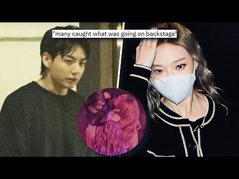 Jungkook Backstage w/ aespas Winter! Clip LEAKS of JK & Winter KISSING! Dispatch Shows DATING?