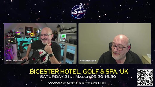 🚀 Inside the Space Crafts Model Show: Interview with Chris Harwood Join us for an exclusive live interview with Chris Harwood, the visionary creator behind the Space Crafts Model Show! Scheduled for Saturday, 21st March 2026, in Bicester, UK, Space Crafts is one of the premier events for Sci-Fi model making and prop replicas. Whether you’re a fan of Star Wars, Star Trek, Battlestar Galactica, or original scratch-built creations, this show is a "must-visit" on the 2026 calendar. In this stream, 