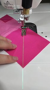 64K views · 206 reactions | No drawing lines when you have a sewing machine laser! https://quiltingcrafthub.com/products/usb-red-laser-positioning-light #quilting #quilttok #quiltingtiktok #sewing | Quilt Patterns PDF | Facebook