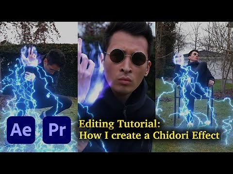 How I create a Chidori Effect | Editing Tutorial | Naruto