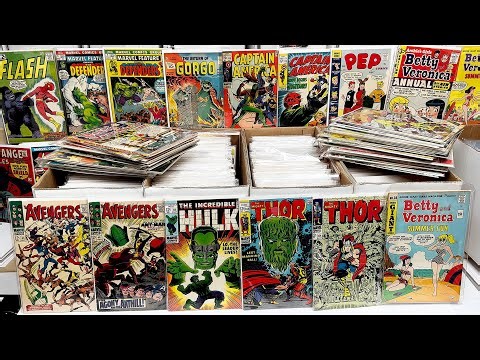 Epic $10,326 Silver Age COMIC BOOK Collection Purchased : This Ain't Flea Market Dollar Bin Digging!